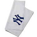 100% Cotton Terry Rally Towel White- (16"x19")